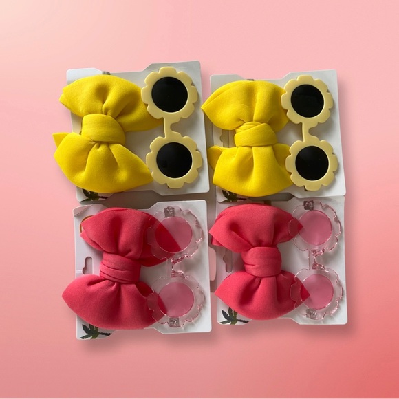 Girl’s Lemon 🍋 Yellow hair band and  ☀️ sunglasses - Picture 7 of 8